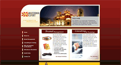 Desktop Screenshot of macedonia-export.com